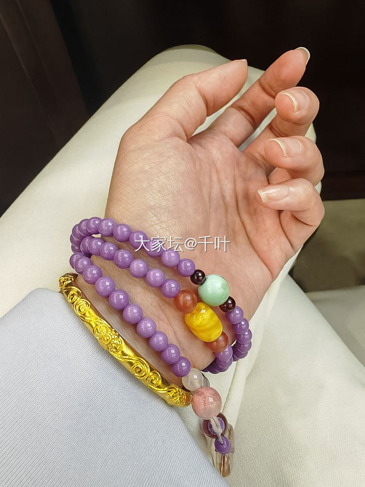 周末来了，快乐一下，晒出你们的左手_手饰翡翠
