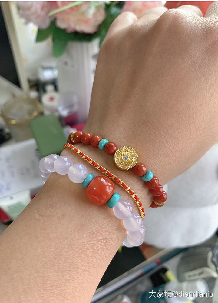 周末来了，快乐一下，晒出你们的左手_手饰翡翠