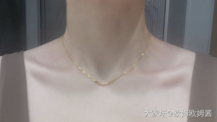 大家的锁骨链都选多长？_钻石