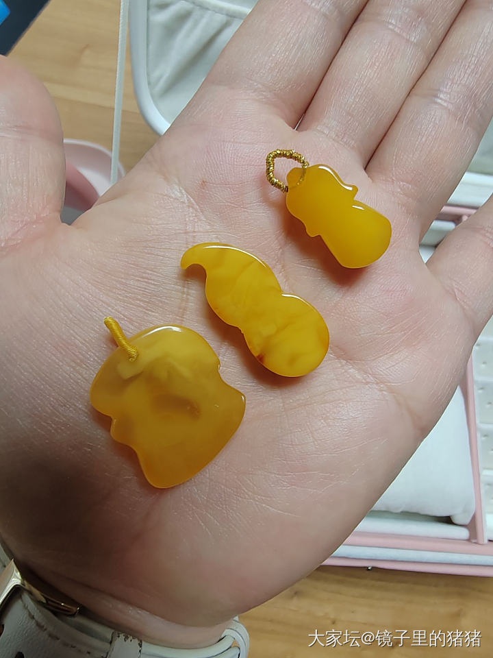 【第一波闲置】蜜蜡手串，吊坠，小滴溜，菩提手串_首饰