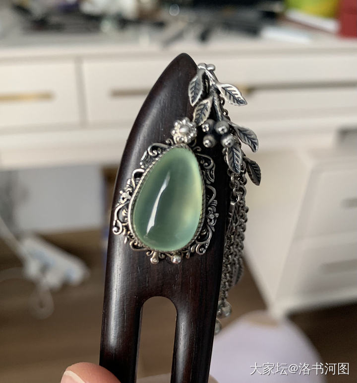 和田玉发簪 水晶 岫玉发簪 南红发簪_和田玉