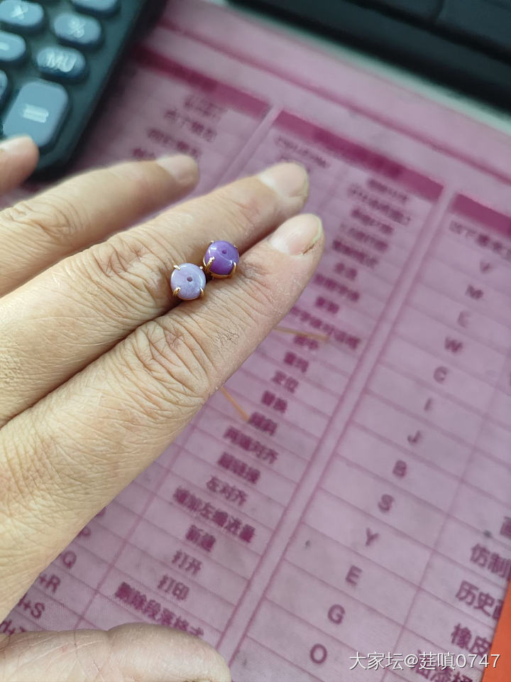 高位时定制了耳线_金