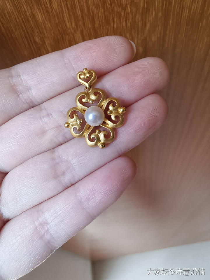 绝版千叶称心如意吊坠_金