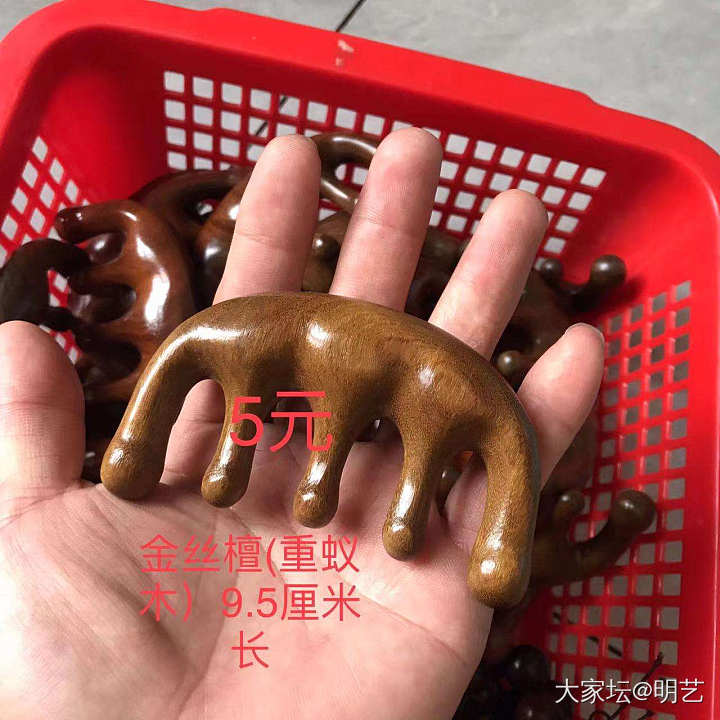 青丝绕指柔，一把好梳藏匠心！正品绿檀双面雕花梳10元 紫光檀15元起，满百包邮_首饰