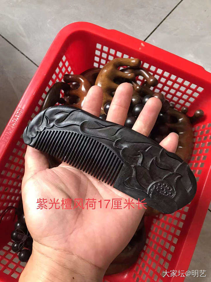 青丝绕指柔，一把好梳藏匠心！正品绿檀双面雕花梳10元 紫光檀15元起，满百包邮_首饰