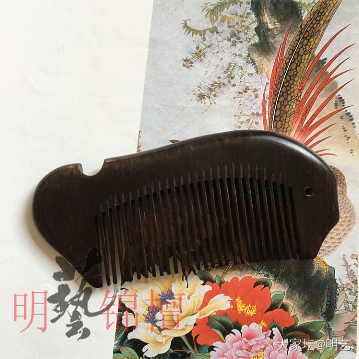 青丝绕指柔，一把好梳藏匠心！正品绿檀双面雕花梳10元 紫光檀15元起，满百包邮_首饰