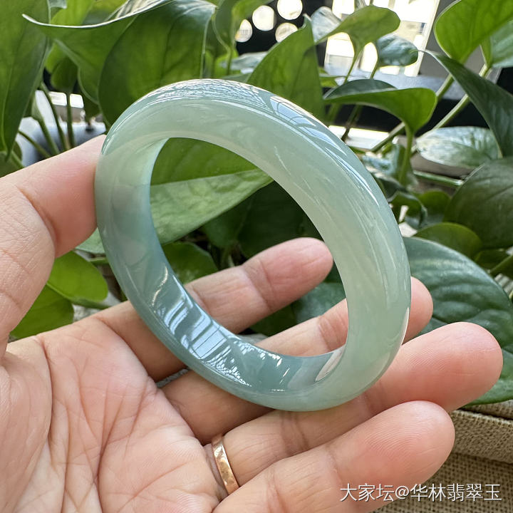 老蓝水老油青55mm_翡翠