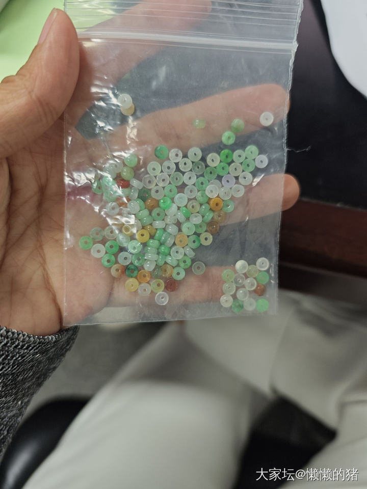 翡翠算盘珠_珠串翡翠