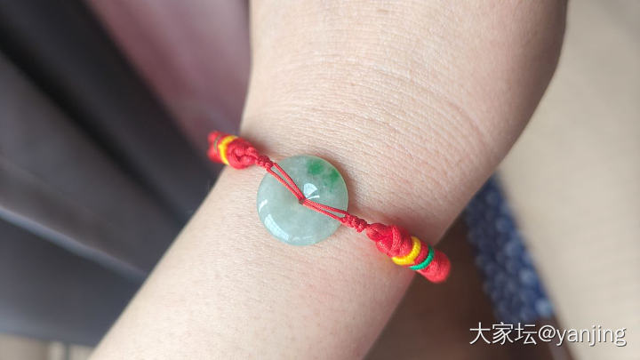 天然缅甸A货翡翠平安扣_翡翠