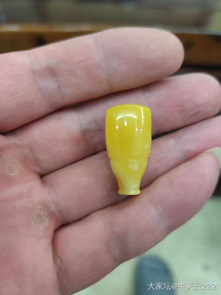 蜜蜡佛头，远嫁天津_琥珀蜜蜡