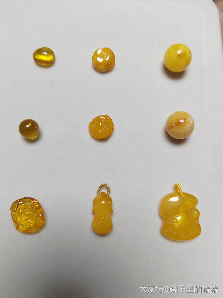 【第一波闲置】蜜蜡手串，吊坠，小滴溜，菩提手串_首饰