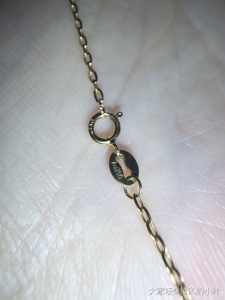 18k闪0链 浅金色_金