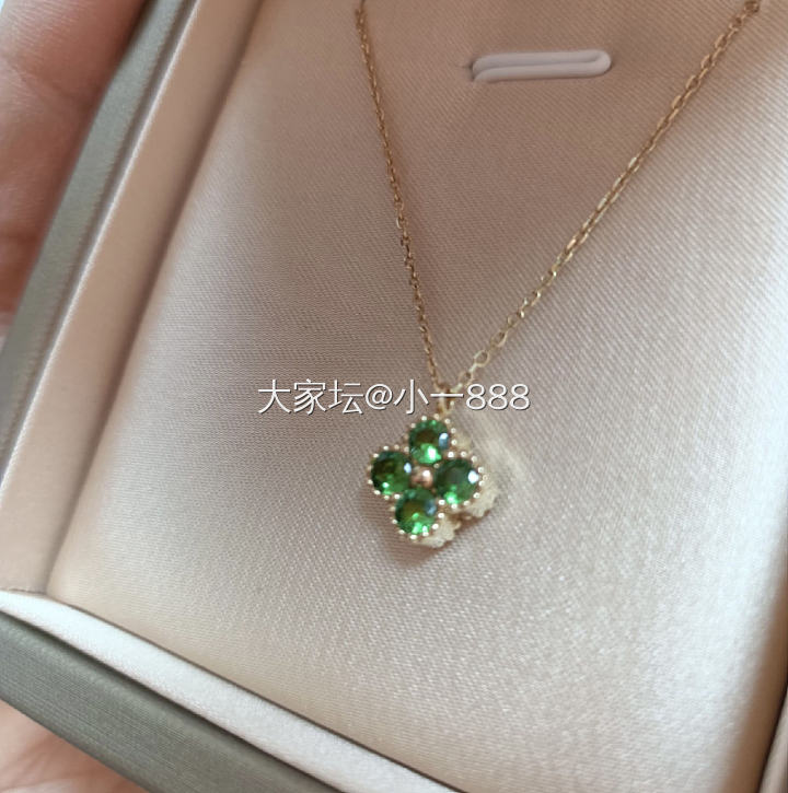 出宝石矿工项链和碧玺吊坠_金