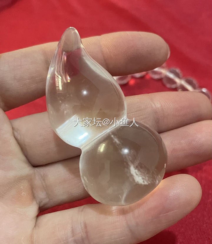 白水晶葫芦_彩色宝石
