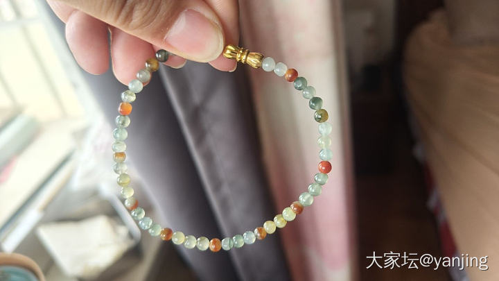 天然缅甸A货翡翠绿扣子_翡翠