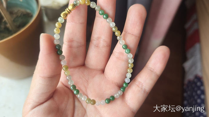 天然缅甸A货翡翠绿扣子_翡翠