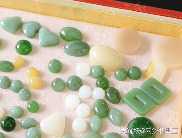 和田玉蛋面可镶嵌_和田玉