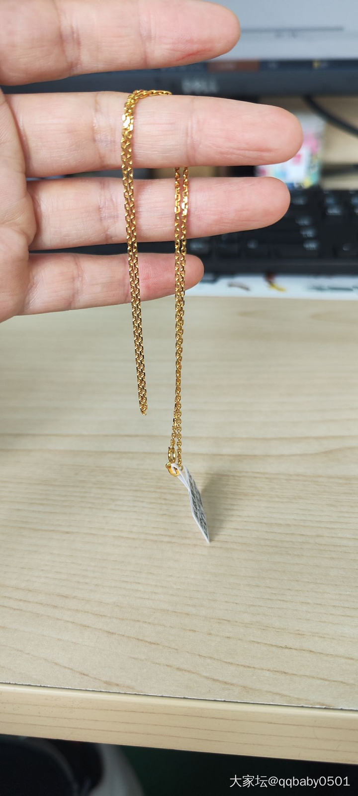 18k钻石项链_K金