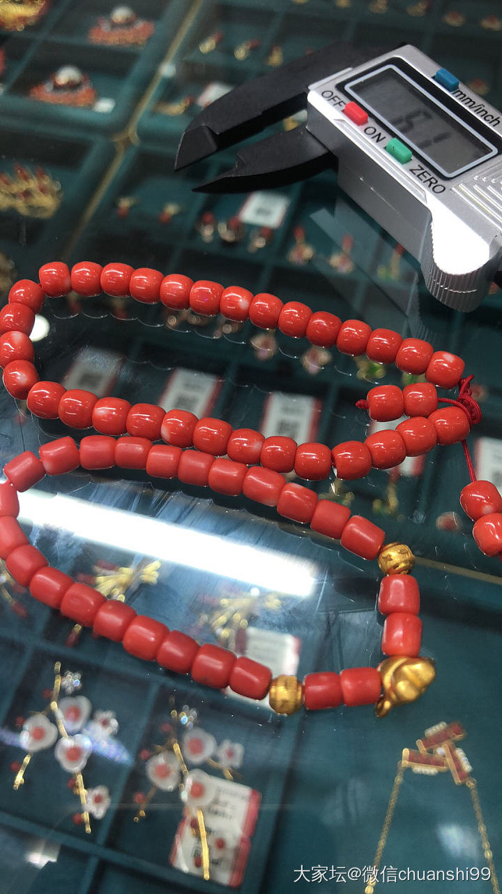 莫莫珊瑚手串一号色品质好_有机宝石