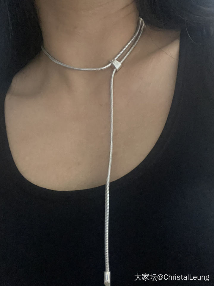 买了条挺好玩的蛇骨链_首饰