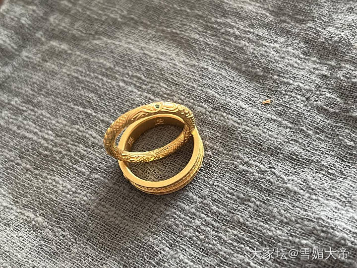 鑫铭源足金戒指_金