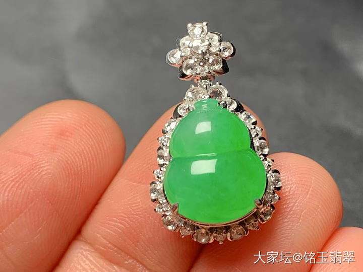 想要个翡翠小米珠和金镶葫芦_翡翠