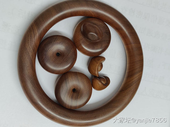 老山檀手镯来啦~_老山檀木工