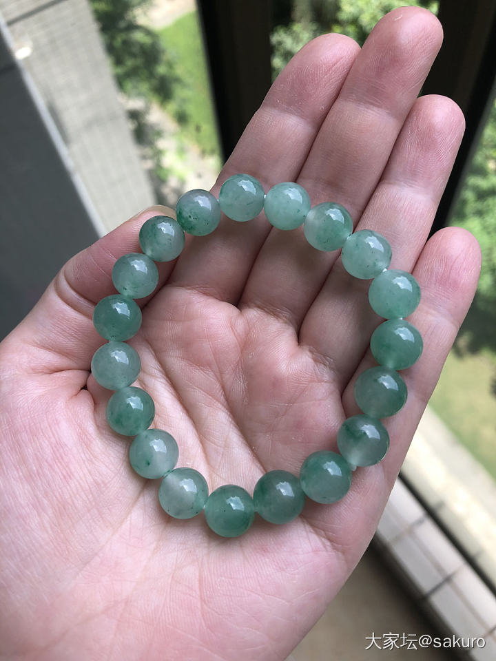 最近买了几串珠珠_玉石碧玉和田玉