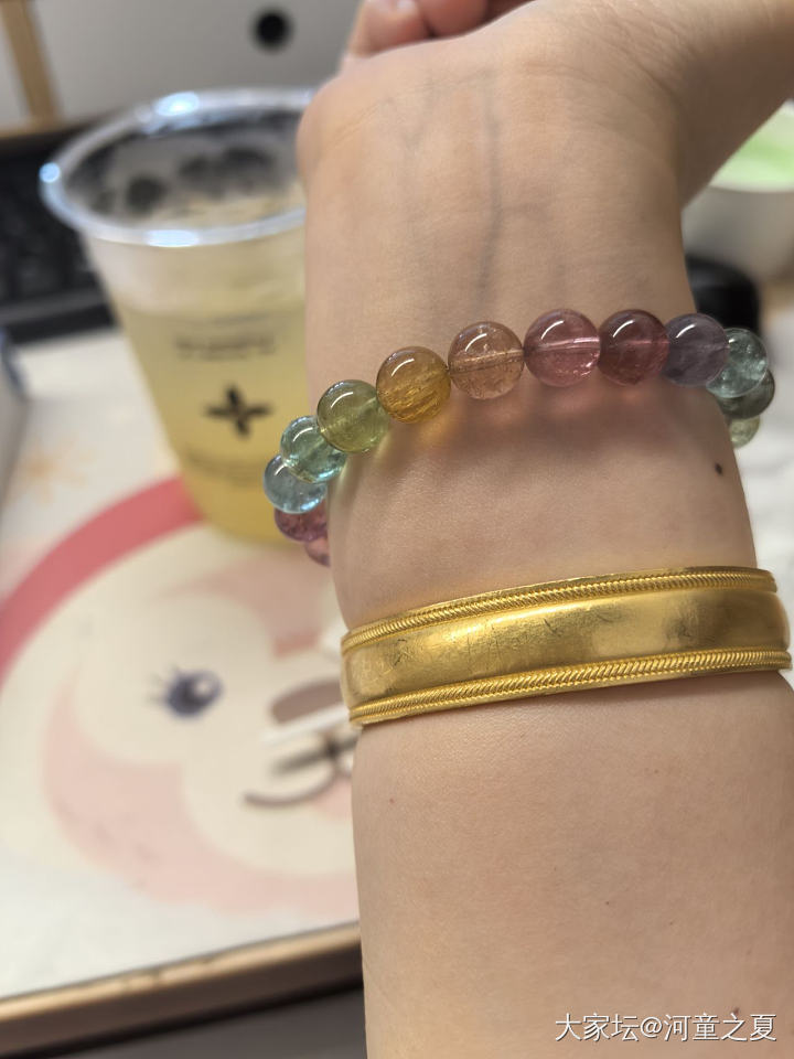总算留下一串碧玺了_珠串碧玺彩色宝石