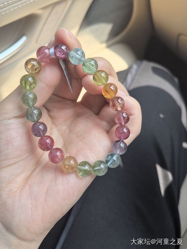 总算留下一串碧玺了_珠串碧玺彩色宝石