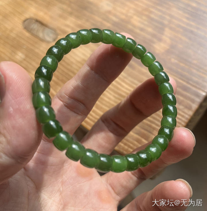 今天看见一串超迷你的 这样的会有人喜欢吗～_和田玉