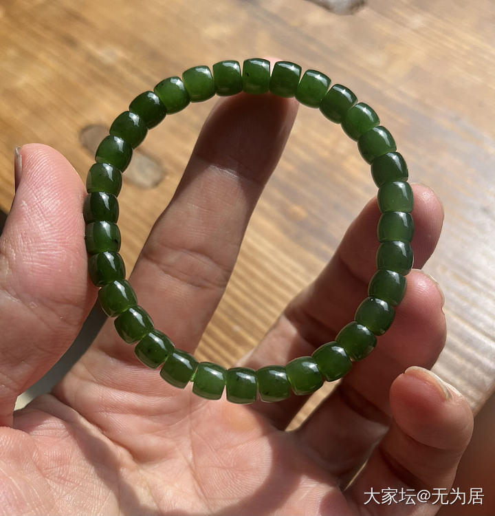 今天看见一串超迷你的 这样的会有人喜欢吗～_和田玉