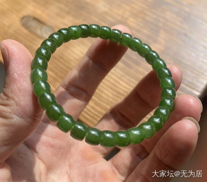 今天看见一串超迷你的 这样的会有人喜欢吗～_和田玉