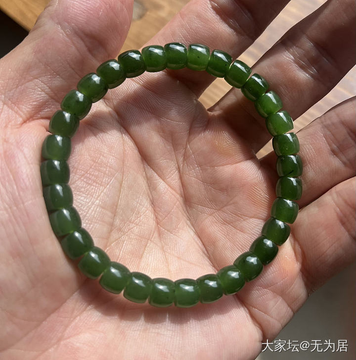 今天看见一串超迷你的 这样的会有人喜欢吗～_和田玉