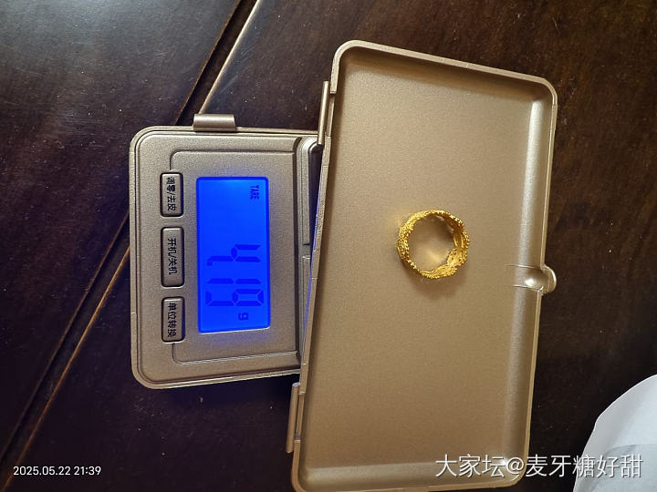 足金蕾丝戒指_金