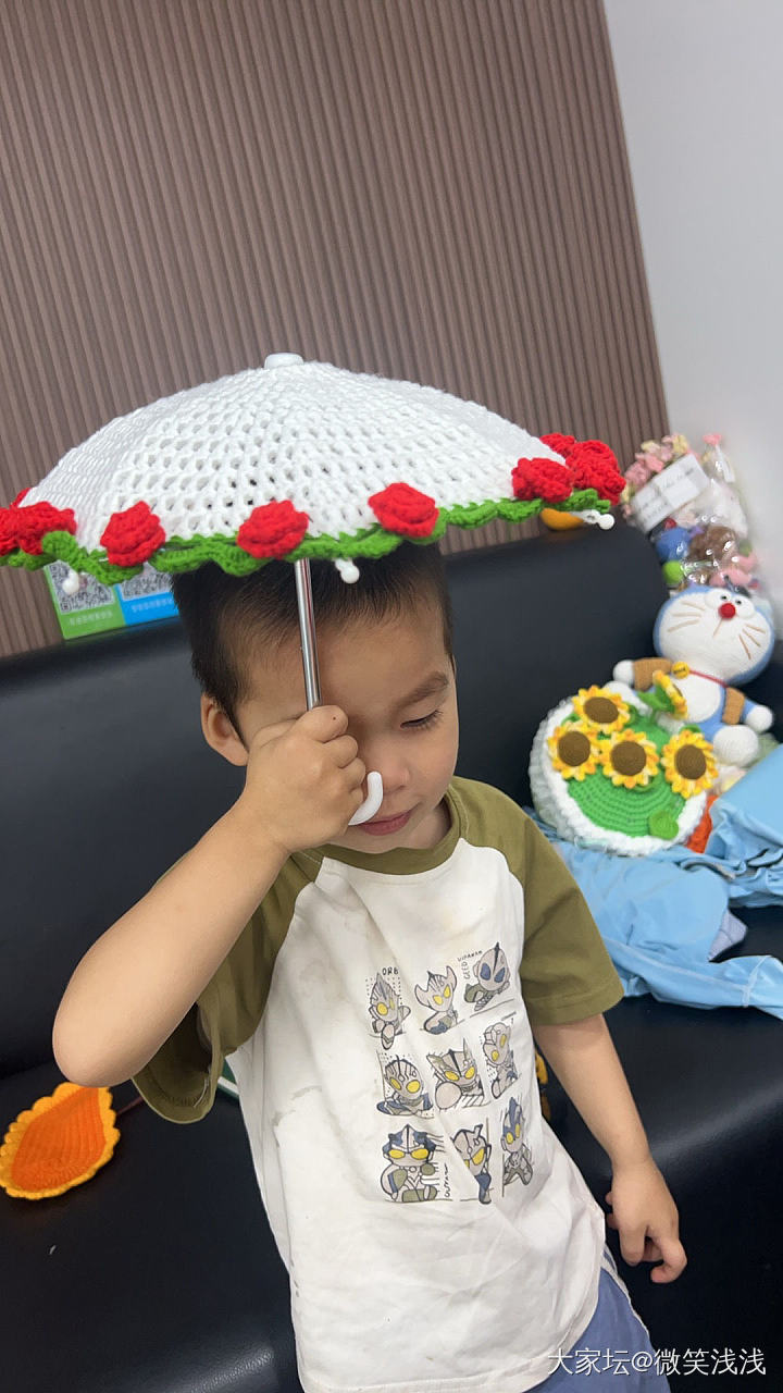 跟风玩儿的花束毯子，停不下来了，买了好多线哈哈_编织