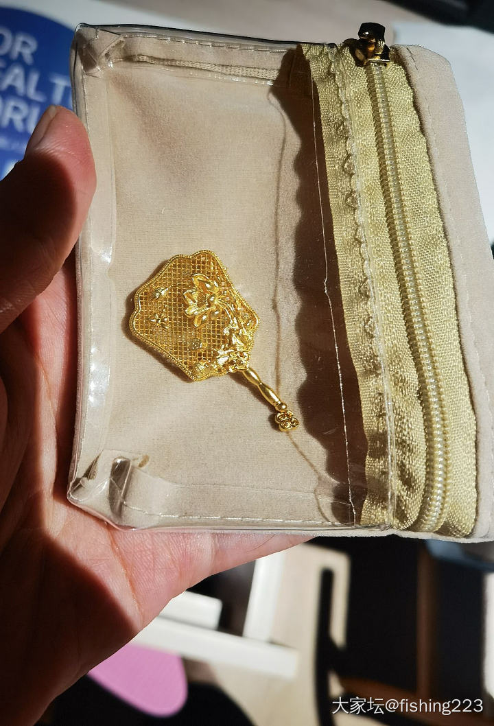 荷塘月色胸针_金