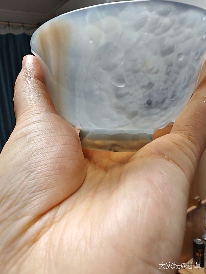 买了个玛瑙的杯子，结果喝茶烫_茶具