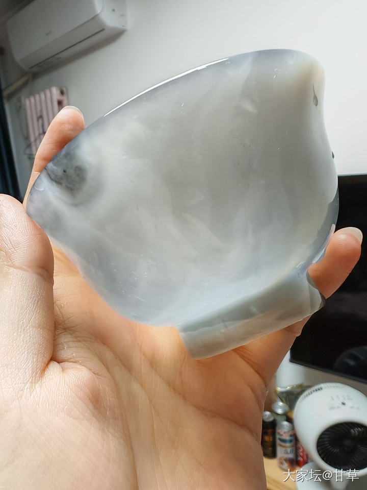 买了个玛瑙的杯子，结果喝茶烫_茶具