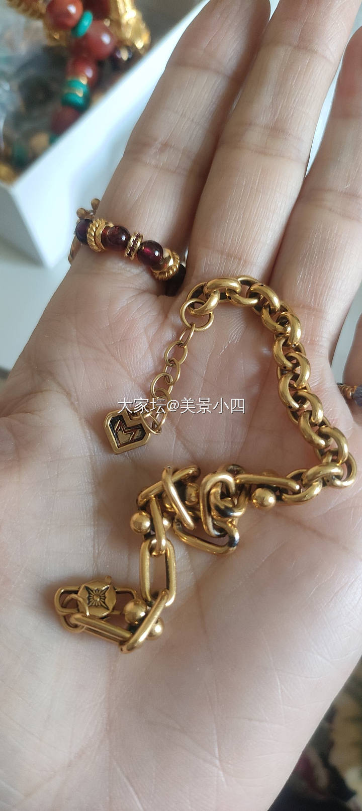 苗公子家黑金手链   盘价+35_金