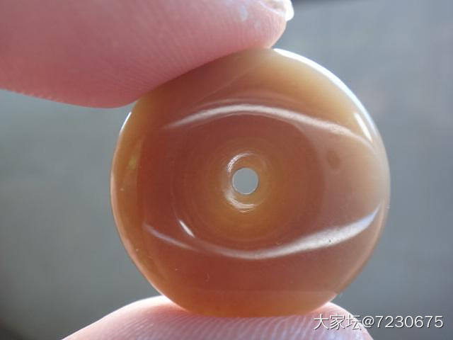 小特色辟邪阴阳脸且末糖料和田玉平安扣一对220元包快递_和田玉