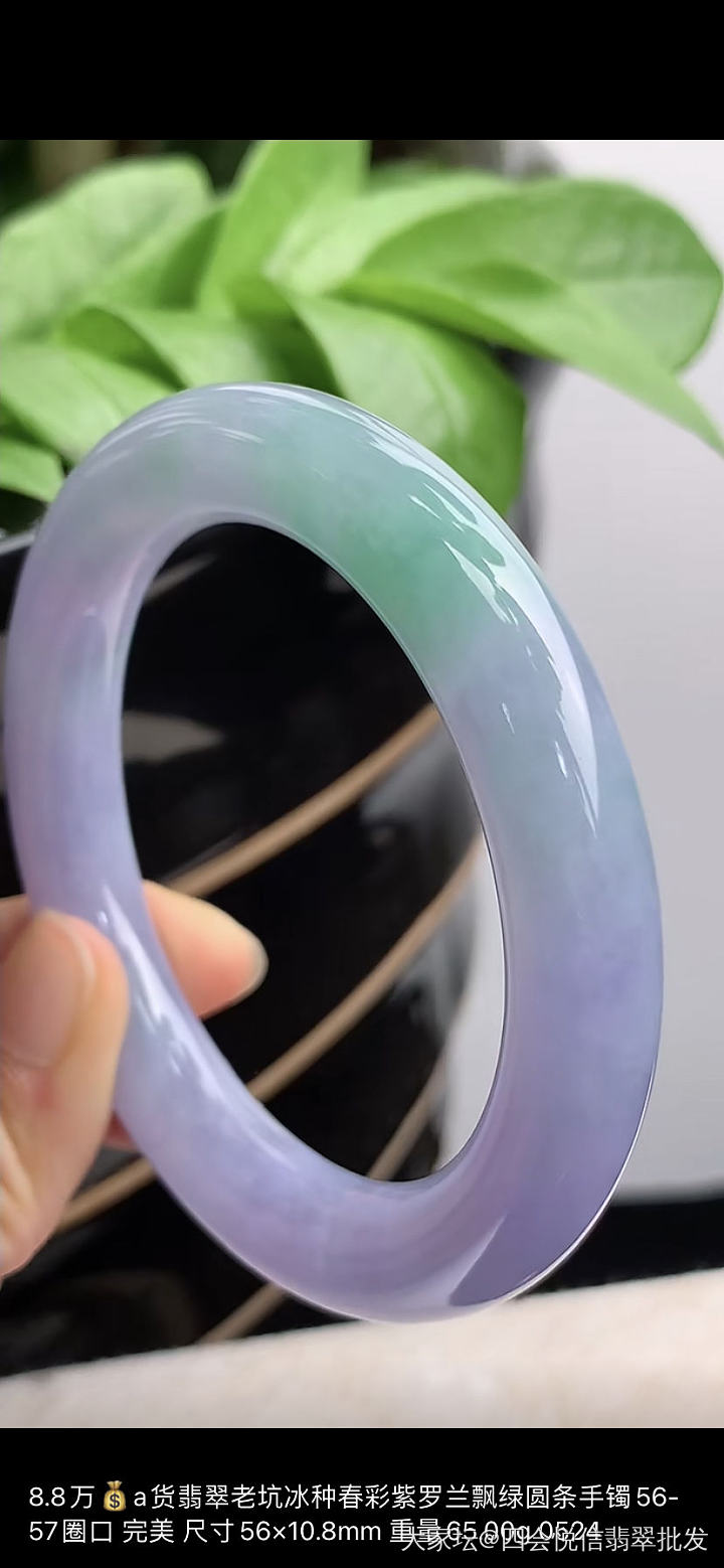 天然缅甸A货翡翠手镯 欣赏贴_翡翠