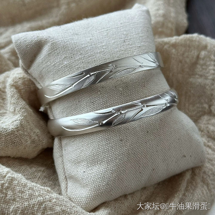 云时银作 竹露锦缎开团_银