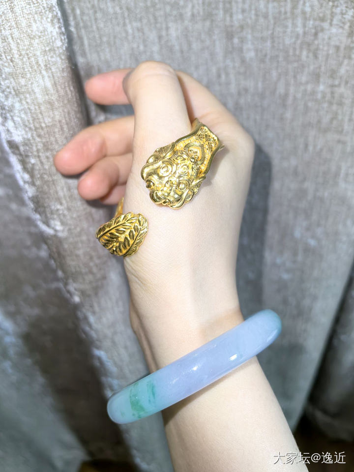 小象四季手镯_金