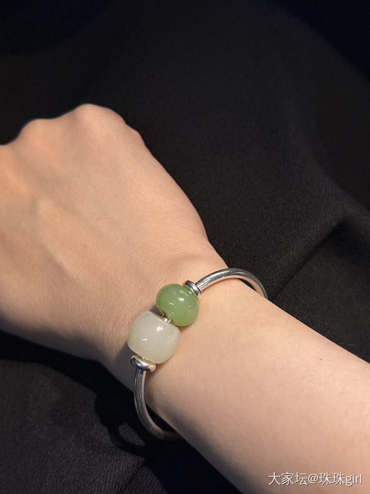 🤍白色加绿色是夏日绝佳cp💚_和田玉
