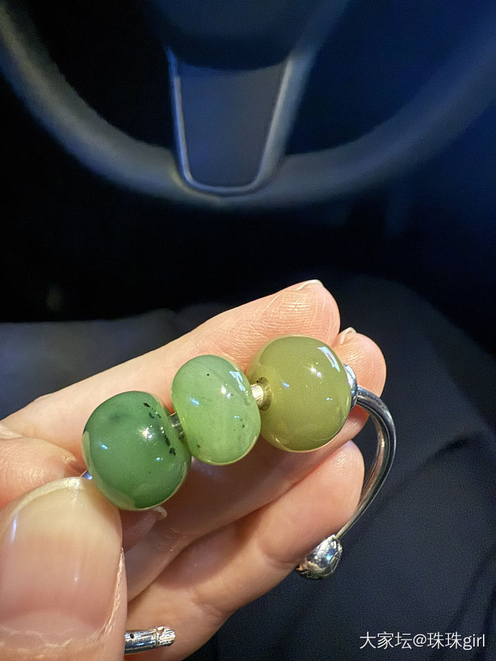 🤍白色加绿色是夏日绝佳cp💚_和田玉