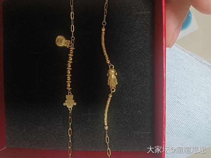 出18手镯，手链，黄金龙鳞套链_金