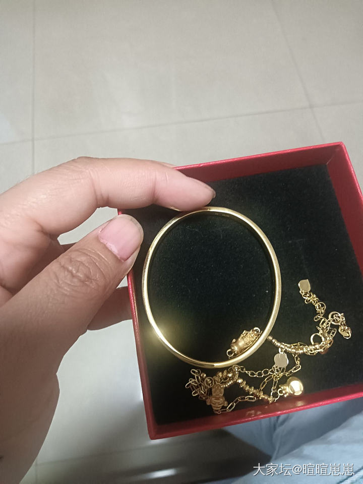 出18手镯，手链，黄金龙鳞套链_金