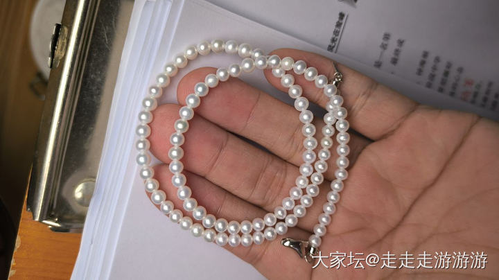 成峰九色鹿手牌，珍珠，绿松，南红，老山檀，翡翠，整理个人闲置_银