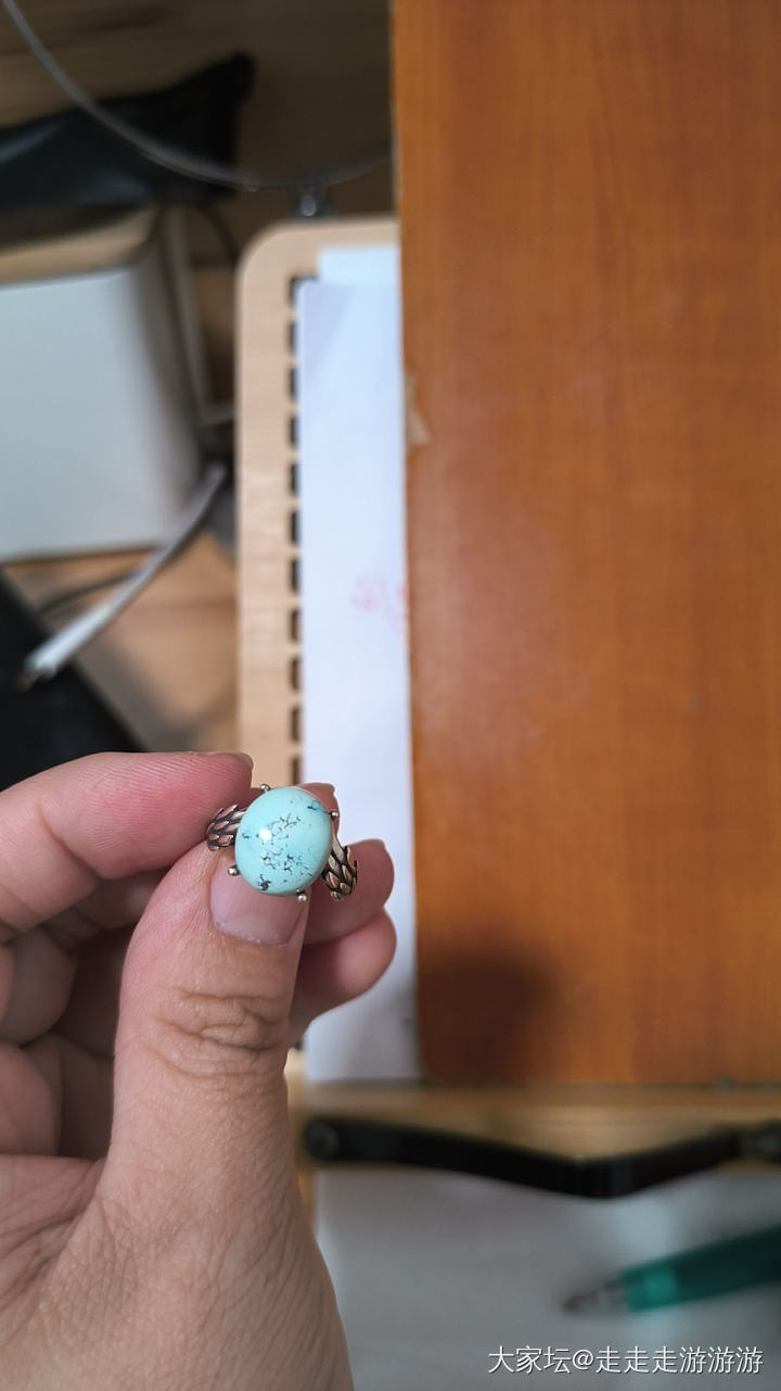 成峰九色鹿手牌，珍珠，绿松，南红，老山檀，翡翠，整理个人闲置_银